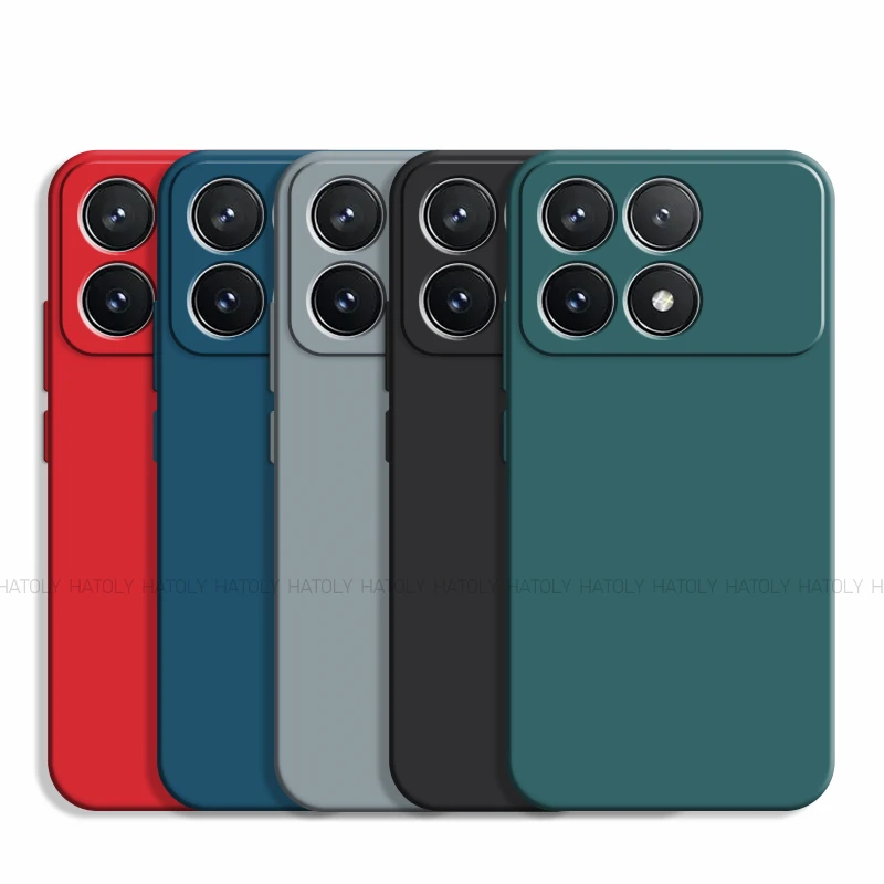 Per Xiaomi Poco X6 Pro Case Xiaomi Poco X5 X6 Pro 5G Cover Luxury Tpu Cover In Silicone Liquido Antiurto Xiaomi Poco X6 Pro