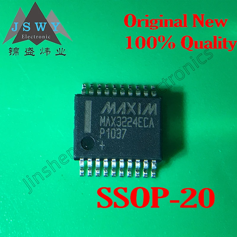1~10PCS MAX3224ECAP MAX3224EEAP MAX3224EETP MAX3224 3224EE SMD SSOP20 QFN20 100% brand new and genuine shipping