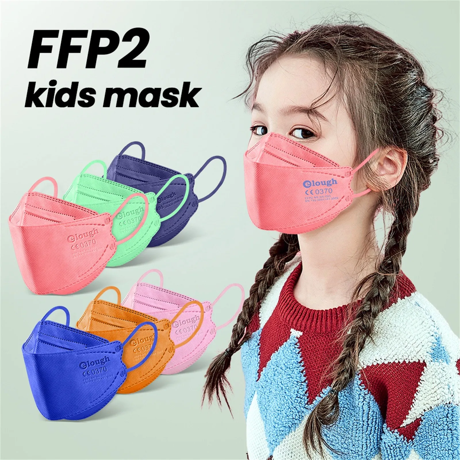 10PCS Children's Mask Color Outdoor Prevention Mask Face Masks
