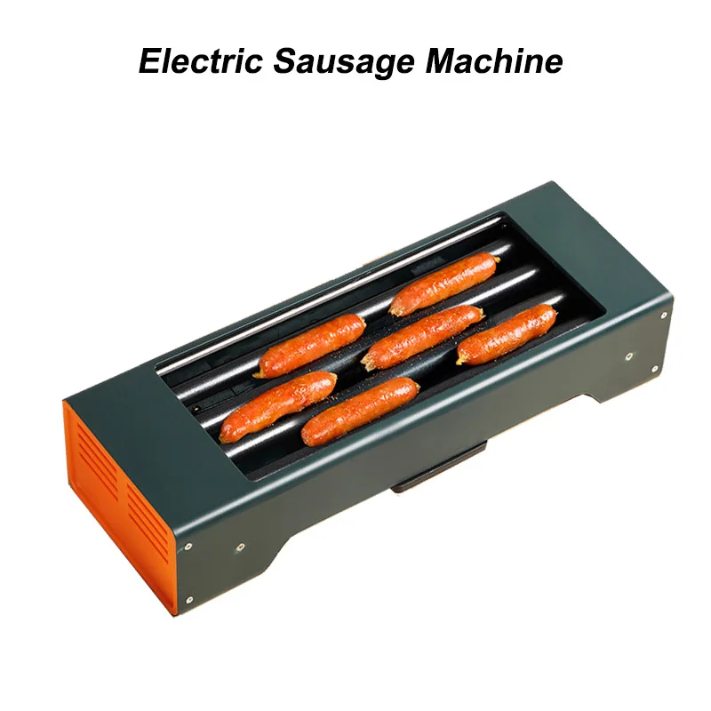 Electric Sausage Machine Hot Dog Roller Baking Grill Mini Oven Sandwich Roasted Egg Sandwich Breakfast Maker Barbecue Tool
