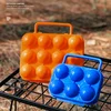 Portable 6/12 Grid Egg Storage Box for Outdoor Picnic, BBQ, and Camping Keep Your Eggs Safe and Fresh Kitchen Tools 3