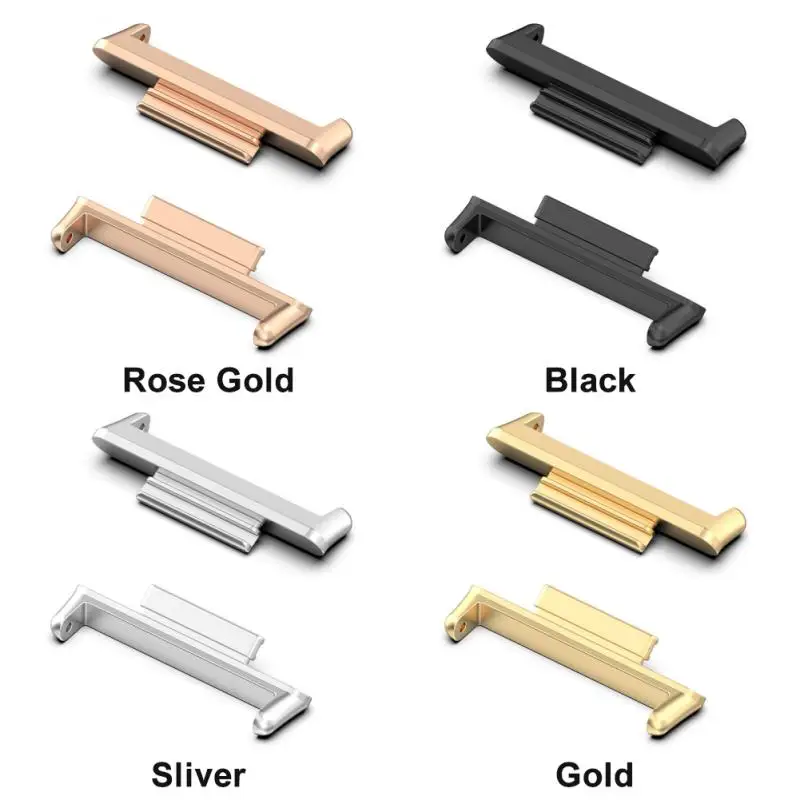 

20mm Strap Connector Watch Band Adapter Metal Connector For Watch Fit 2 Active Quick Release Head Grain