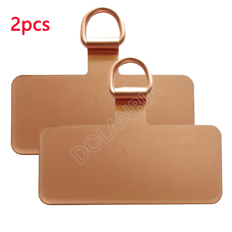 2pcs Rose Gold