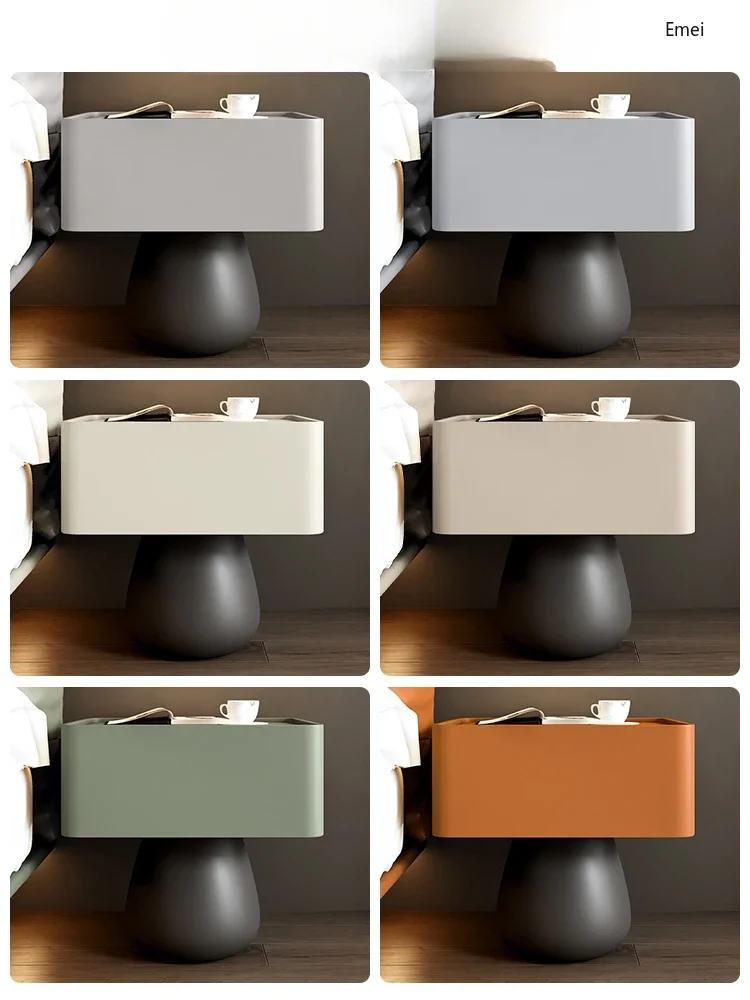 Suspension Solid Wood Bedside Cabinet Simple Modern Light Luxury Advanced Creative Small Table