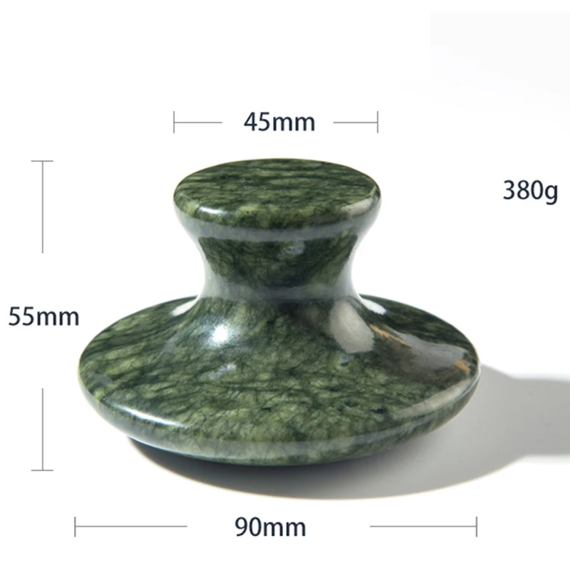 Natural Xiuyu Jade Large Mushroom Shaped Massager Jade Scraping Beauty Gouache Scraper Beauty Gua Sha Massage Tool 3