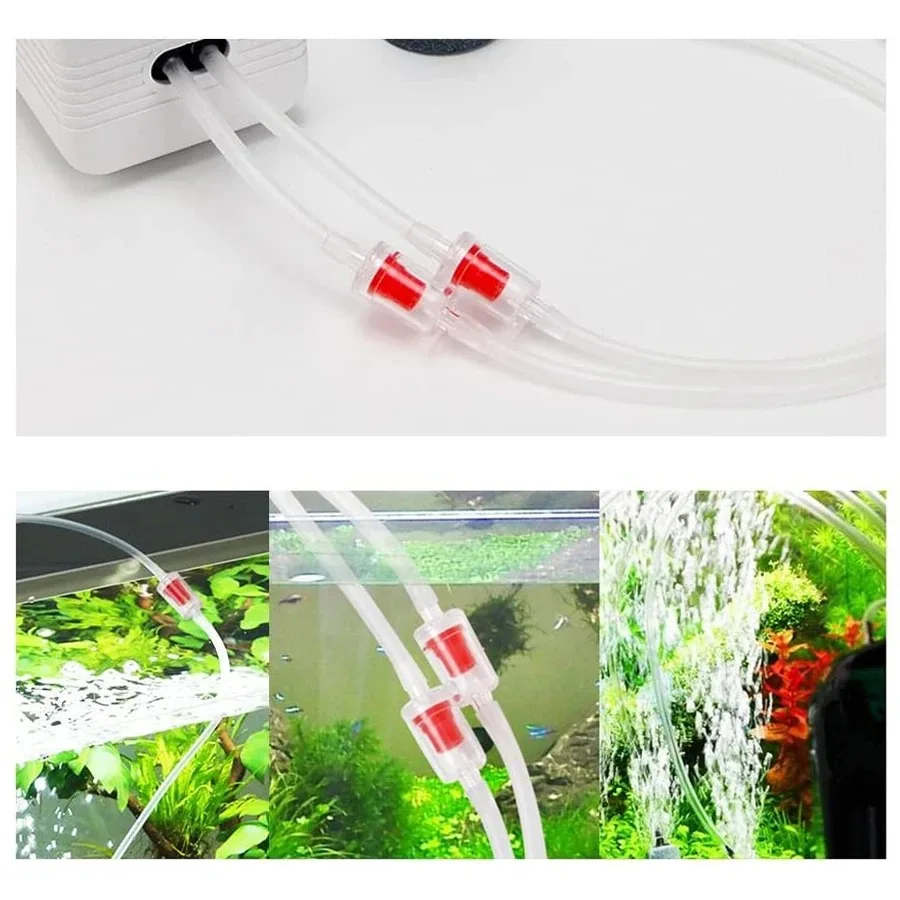 Aquarium Check Valve 10pcs Plastic One Way Non-Return Home Fish Tank CO2 System