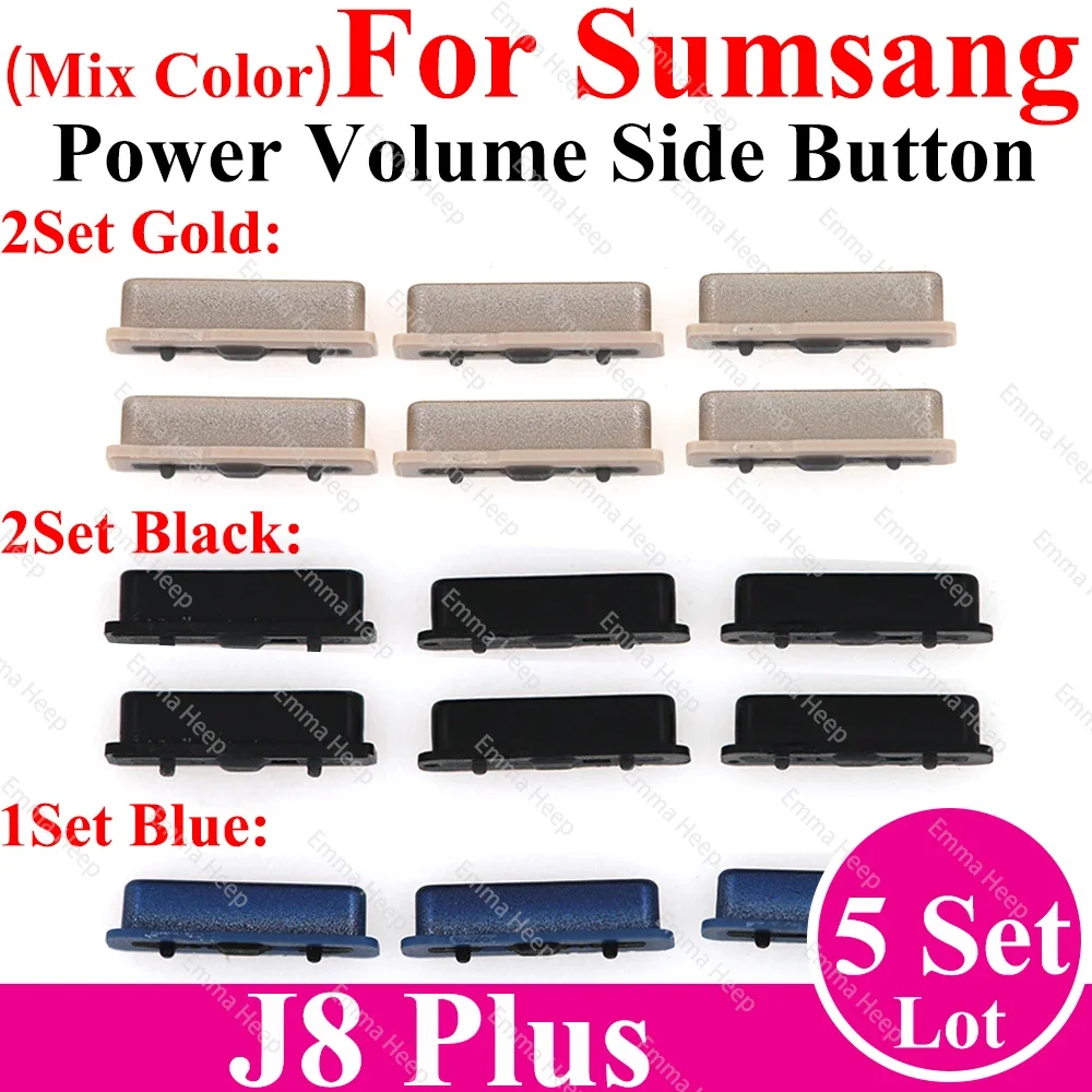 Volume Power Button Replacement for Samsung Devices - Side Power Key On/Off Repair Parts