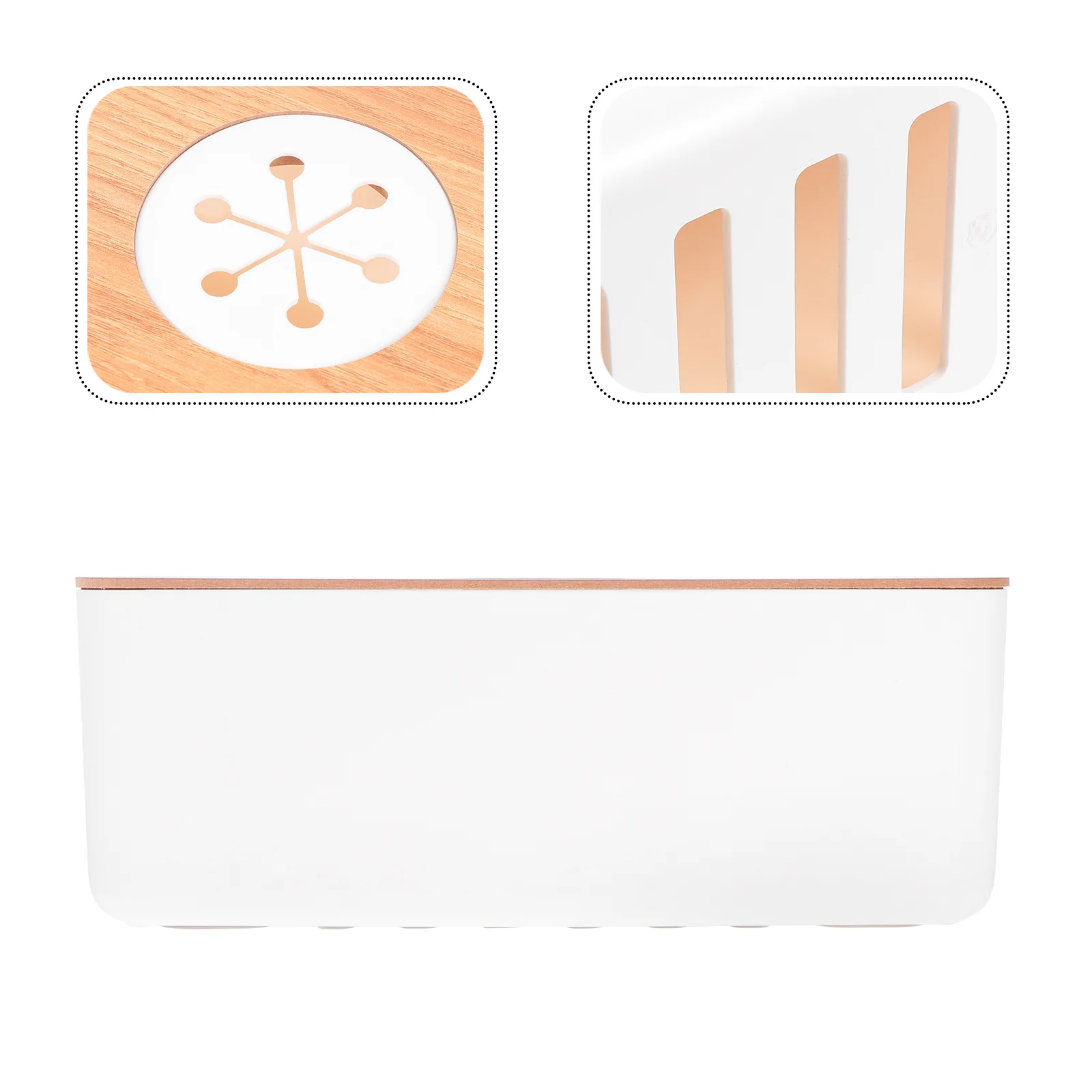 

Wire Storage Box Cable Case Socket Organizer Line Manager White Anti-electric