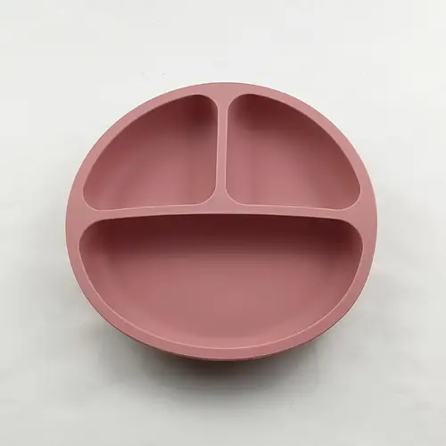 Baby Safe Silicone Dining Plate Suction Cartoon Children Dishes Feeding Toddler Training Tableware Retro Kids Smile Face Bowl - Image 23