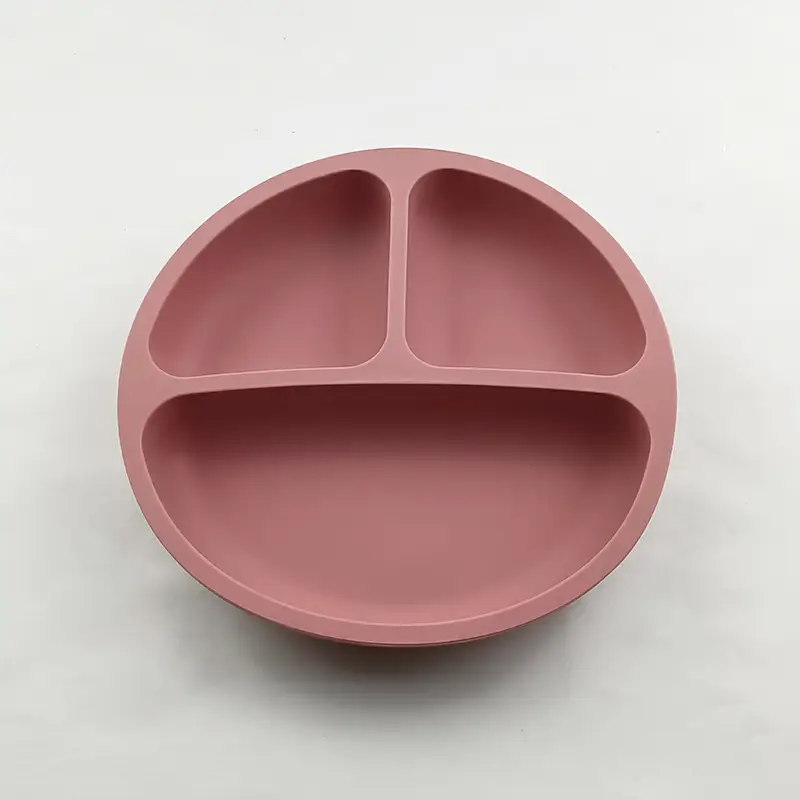 Baby Safe Silicone Dining Plate Suction Cartoon Children Dishes Feeding Toddler Training Tableware Retro Kids Smile Face Bowl - Image 23