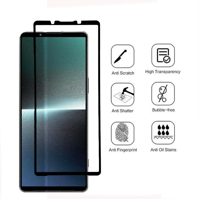 3-Pack Premium Tempered Glass Screen Protectors - Front Glass Film, 9H Hardness