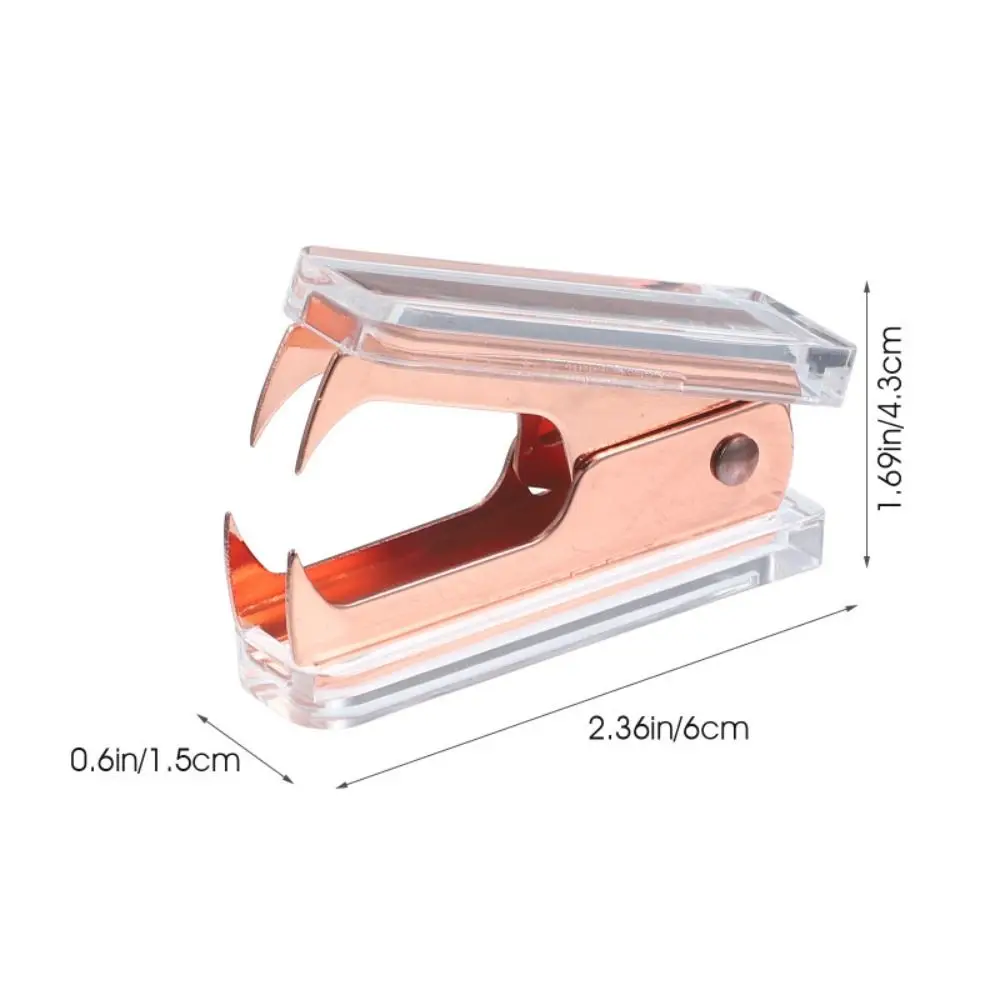 Staple Remover Removal Tools Staple Remover Gifts Stationery Staple Removing Mini Jaw Extractor Plastic Handheld Nail Puller Office