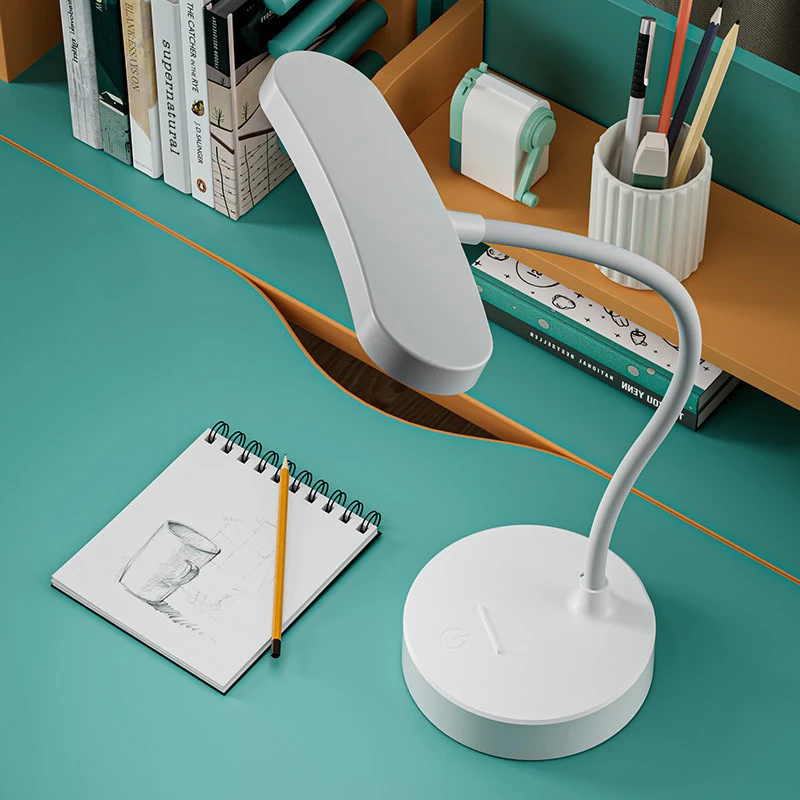 LED Reading Lamp Night Light Rechargeable 3 Level Dimming Light For Reading Study Bedroom Lighting - 3