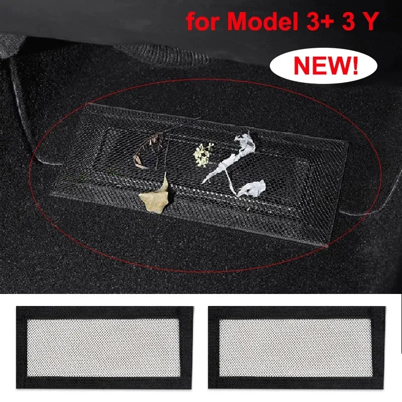 Für Tesla Modell 3Y Air Vents Abdeckung Unter Sitz Outlet Schutz Anti-blocking Staub Mesh 2023 2022 2021 Innen auto Zubehör