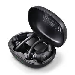 Mpow Flame Solo Wireless Earbuds with Noise Cancellation and Waterproof Design (Black Earbuds)