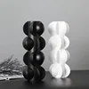 Resin Vase Geometry Decorative Ornaments Screw Thread Resin Handicraft Floral Arrangement Accessories Home Decoration Vases Pots 1