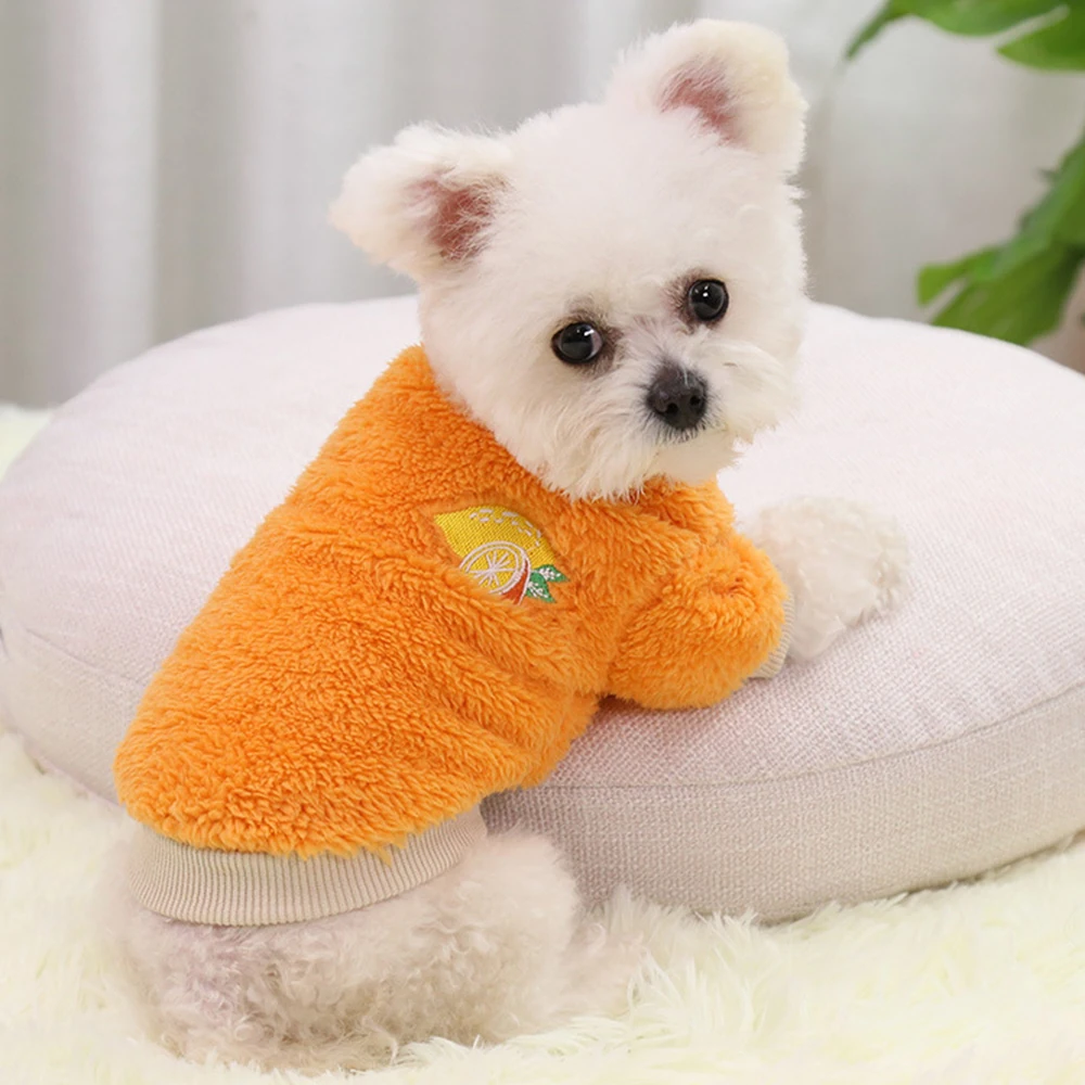 Pet Clothes Winter Warm Pullover Soft Fleece Pet Clothes For Small Dogs Puppy Cat Chihuahua Vest French Bulldog Costume Yorkie Pug Jacket