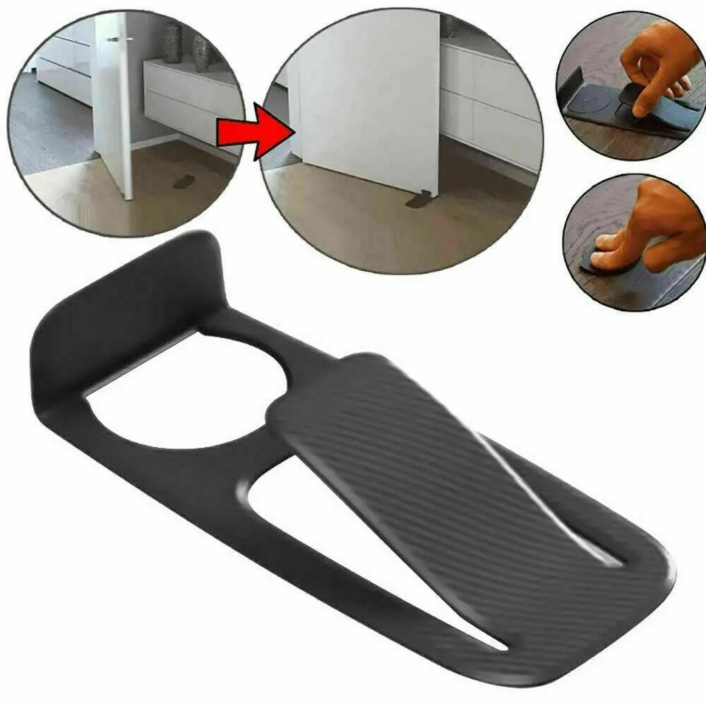 1pcs Innovative Door Stopper Spring-loaded Door Stopper Multi-function Safety Protector Household Accessories