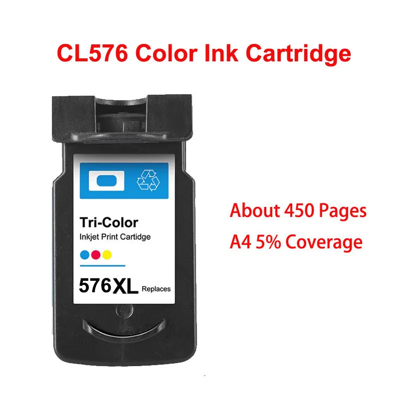 Lot De Cartouches D'encre Compatibles Canon PG575 CL576 XL - Pour Imprimantes Pixma TR, TS Séries - Marque SOS ENCRE
