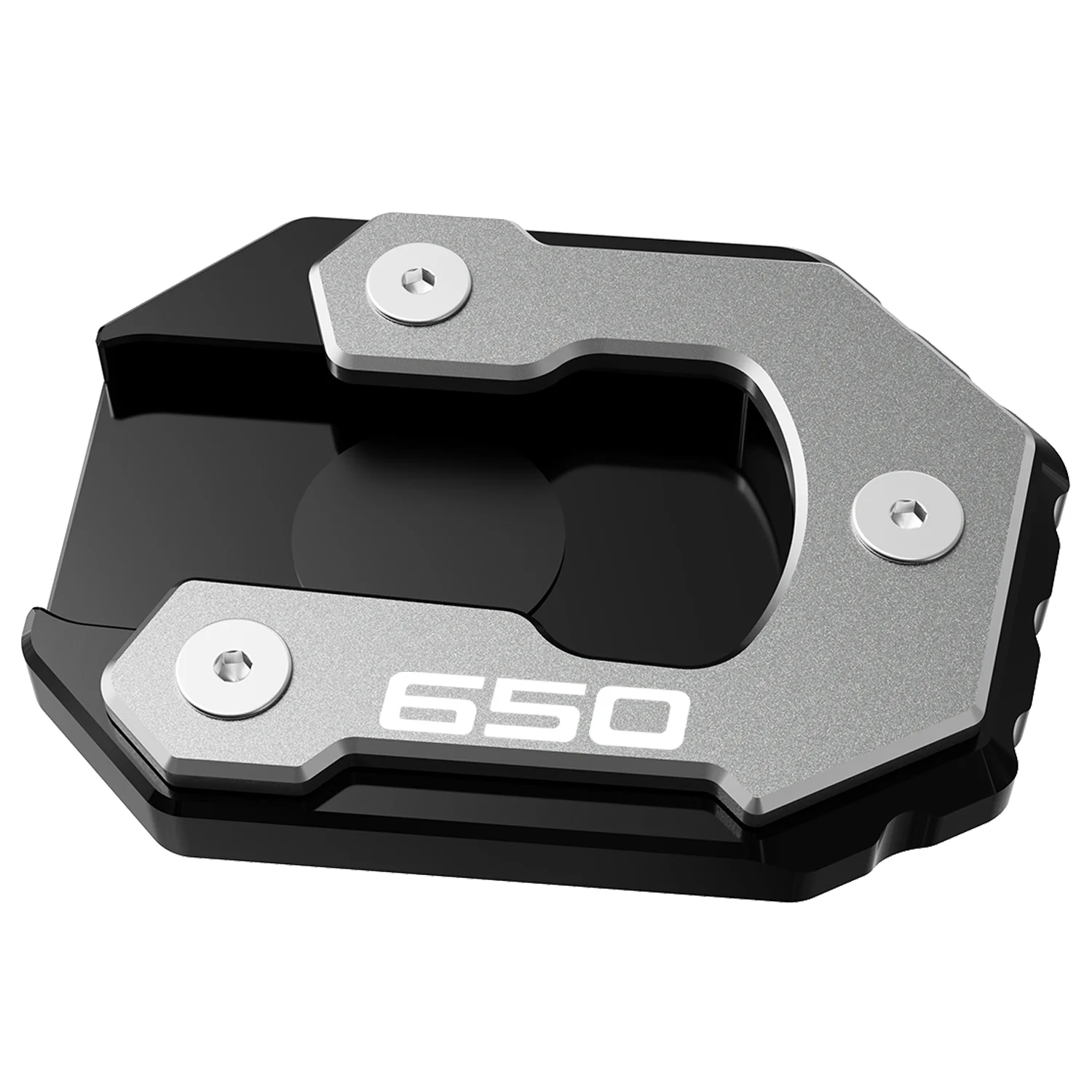 Motorcycle Kickstand Foot Side Stand Extension Pad Enlarger Plate CNC