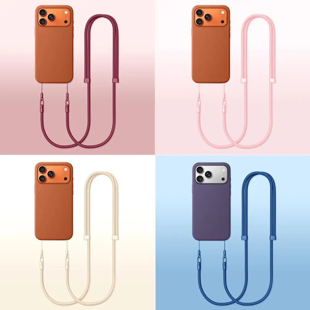 Magnetic Crossbody Phone Case with Adjustable Neck Strap and Lanyard