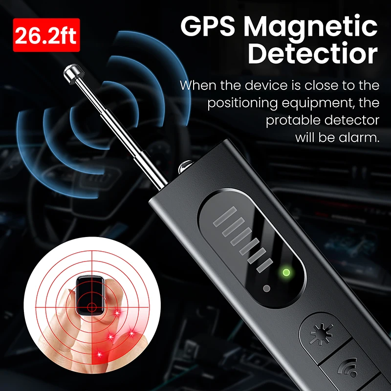 Amorom Hidden Camera Detector Anti-Spy Car Gps Tracker Location Detector