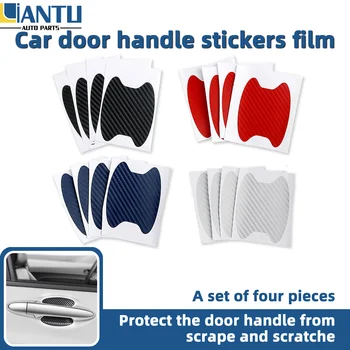 Pellicola Protettiva per Maniglie Auto in 4 Colori, 4 Pezzi, Impermeabile, Antiurto, Alta Qualità, Accessori Decorativi per Auto