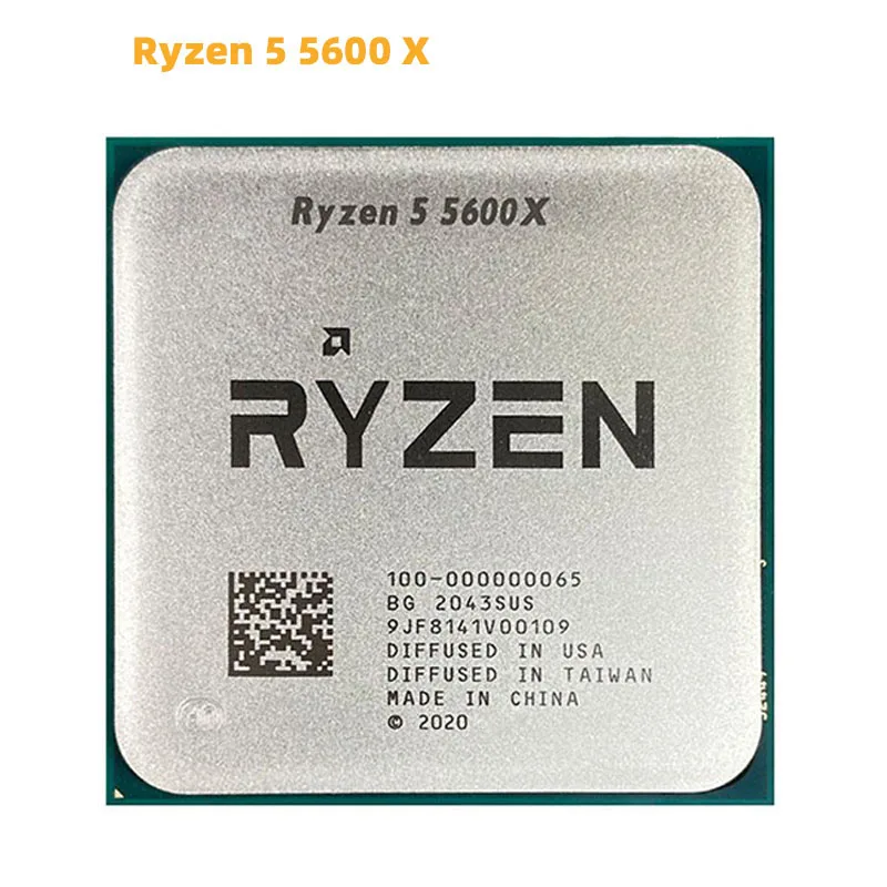 Amd Ryzen 5 5600X R5 5600X 3.7 Ghz 6-Core Processore Cpu A 12 Thread 7Nm 65W L3 = 32M 100-000000065 Socket Am4