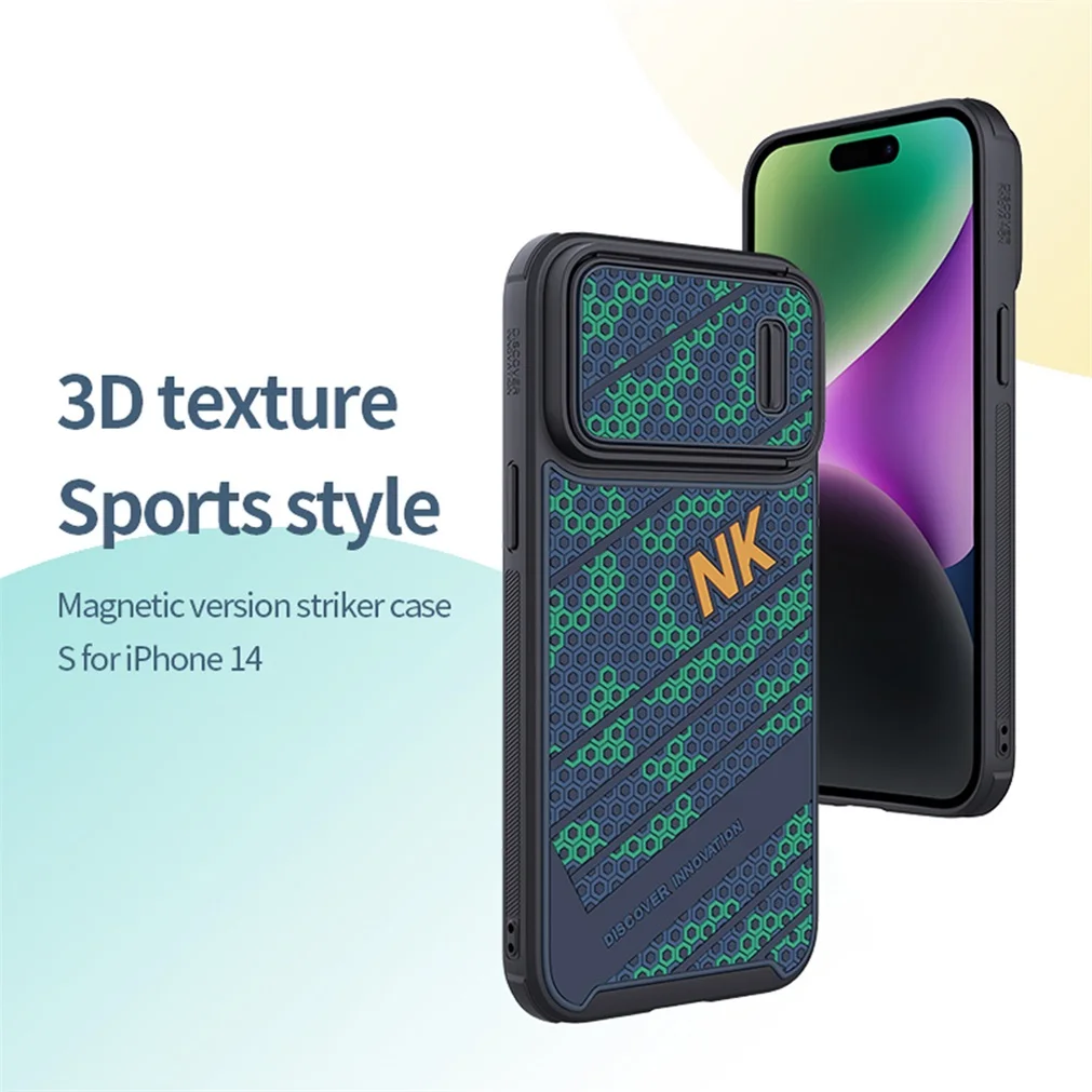 iPhone 14 13 Pro Max ׳ƽ ̽ MagSafe NILLKIN Striker 3D 귯  Ǹ  Ŀ iPhone 14 Plus