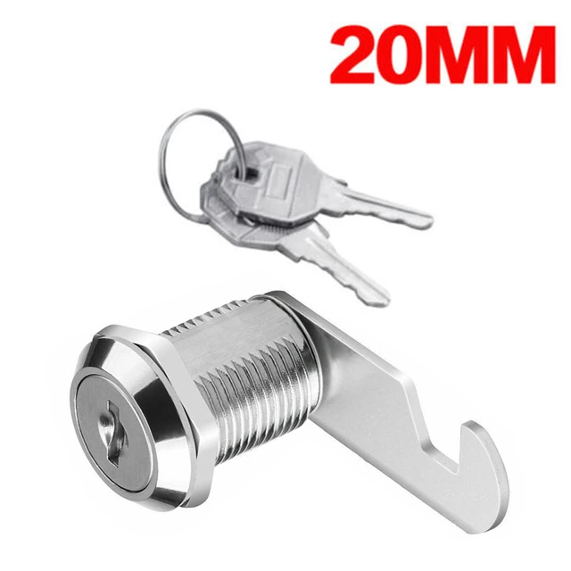 Security Lock Metal Alloy Cylinder Cabinet Locker Cam Lock With 2 Keys  Security Mailbox Lock Cabinet Drawer Cam Lock 18mm Hole - AliExpress