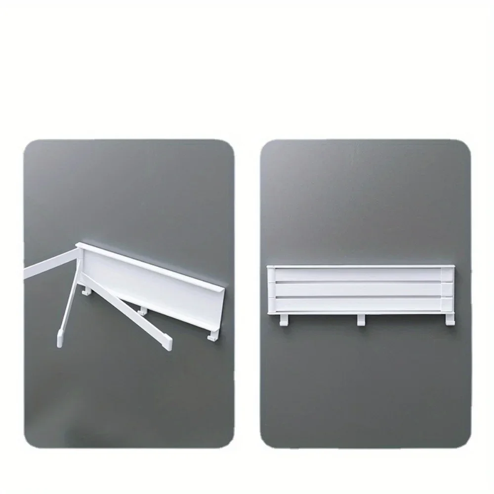 1PC Non Perforated Rotating Towel Rack Bathroom Wall Mounted Towel Rod Bathroom Shelves Shelf Organizer Bathroom Storage