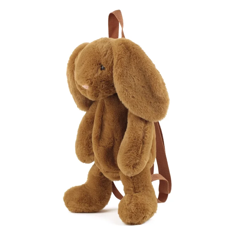 Dog Plush Backpacks Cute Stuffed Animal Toys Lop Rabbit Bags Bear Soft Toys Shoulder Bag for Kids Boy Girls Dropshipping 2