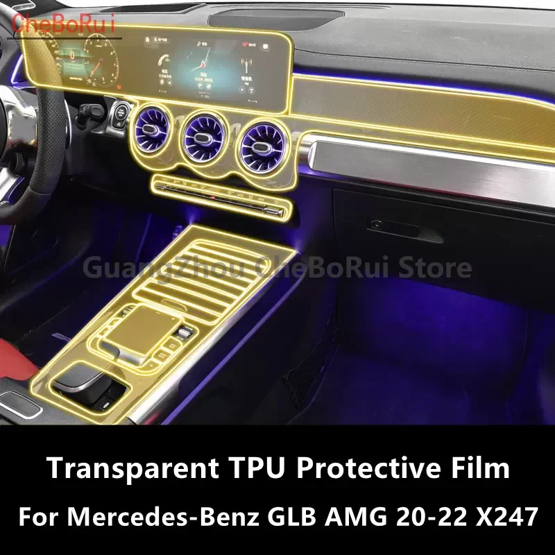 

Прозрачная восстанавливающая пленка для салона автомобиля Mercedes-Benz GLB AMG 20-22 X247