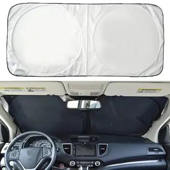 Car Window Sunshade Cover Sun Shade Windshield Visor Protector Windscreen Folding Auto UV Protection Curtain Styling Accessories 1