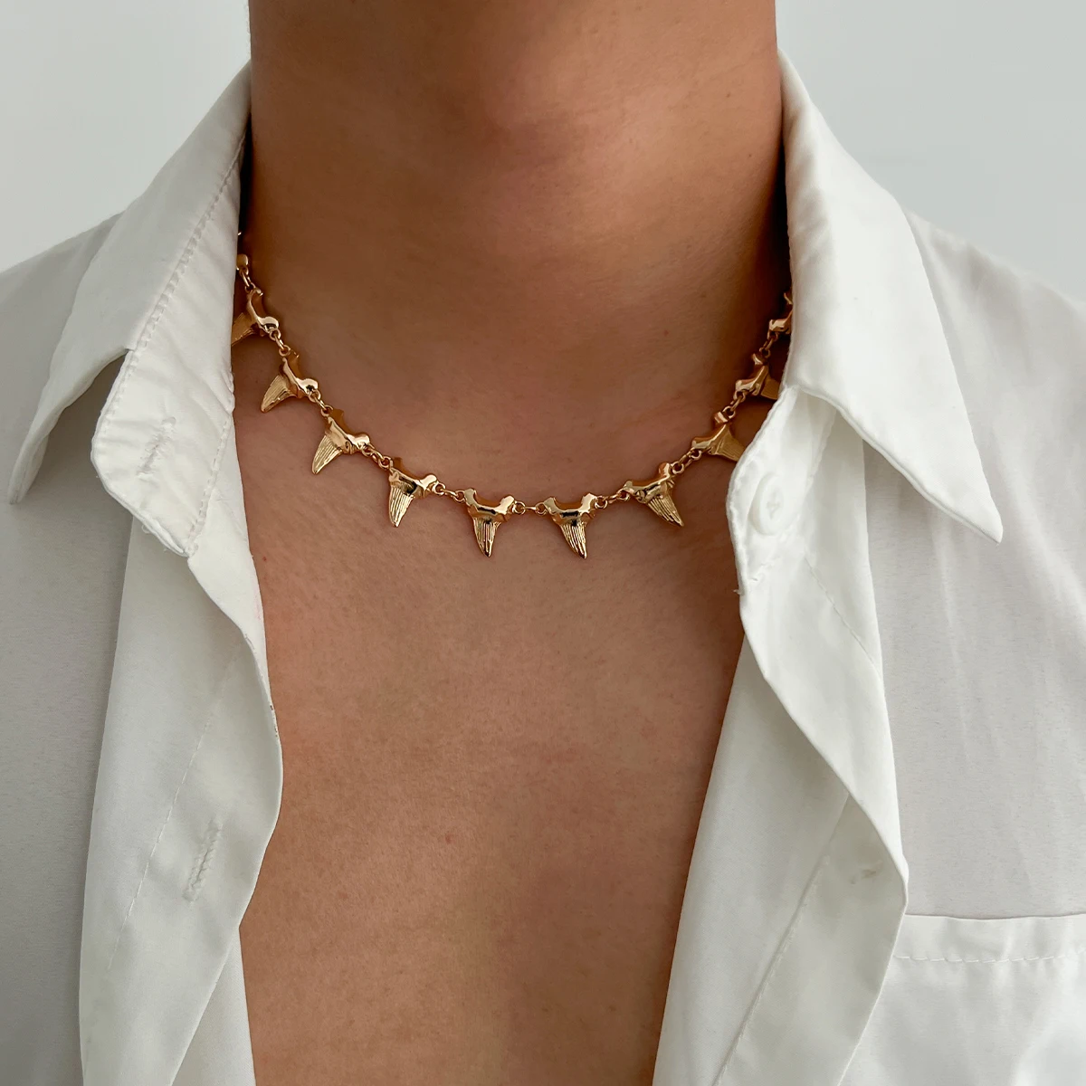 【完売品】Bone connected short necklace Bone connected short necklace