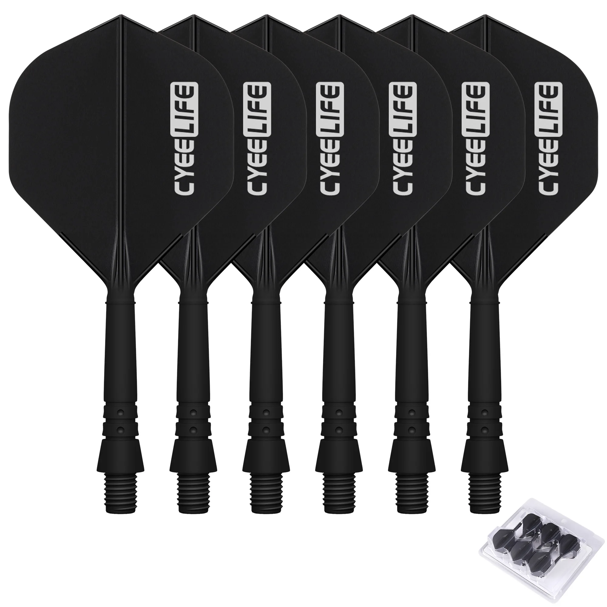 CyeeLife 6PCS Dart Flights and Shafts 2BA Professional ,New Dart