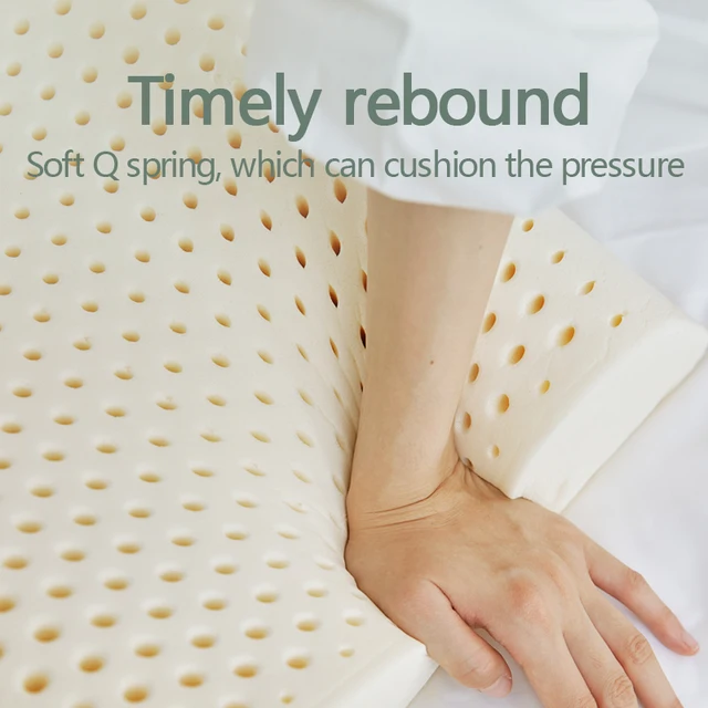60X40 Thaiföld Tiszta Természetes Latex Párna Javító Nyak Védje A Csigolyák Egészségügyi Ortopédiai Lassú Visszapattanást - Image 3