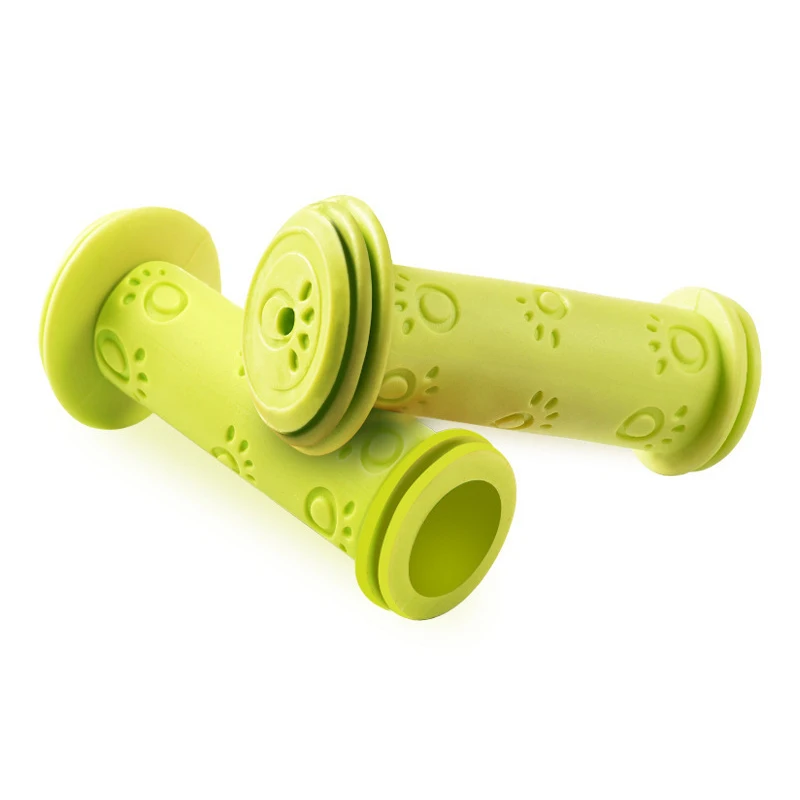 Children's Non-Slip Waterproof Bicycle Handlebar Grips - Rubber Grip Set for Bikes, Tricycles, and Scooters