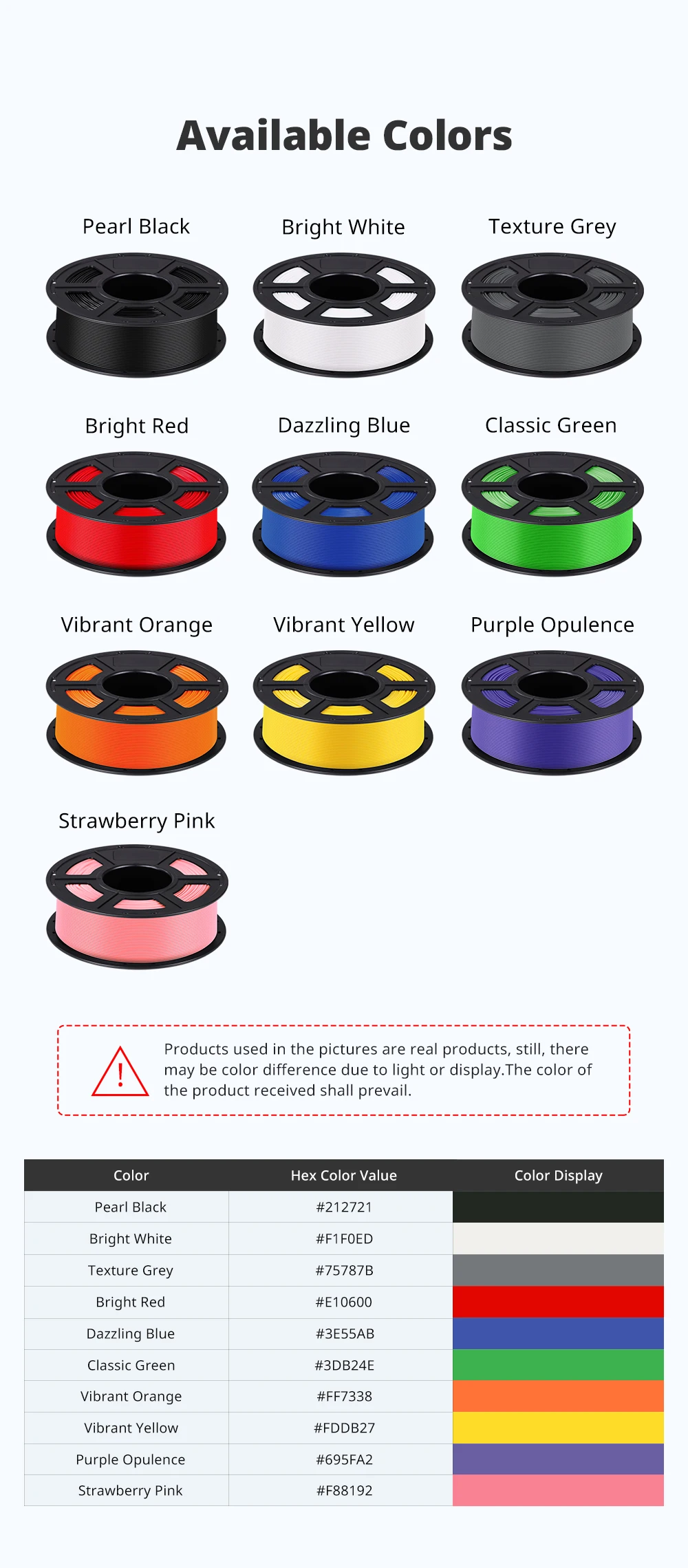 ANYCUBIC Filament High Speed PLA 1KG/Roll 1.75mm Plastic PLA 3D Printer Rubber Consumables Material for KOBRA S1C Series S8174518a6c4c49849d3c5f42f2c0974bJ