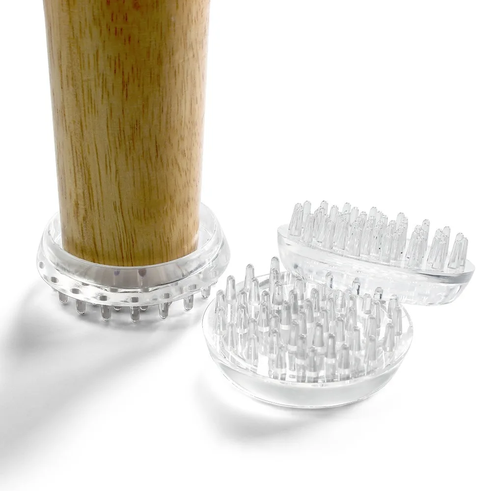 

Anti Movement Chair Leg Pad Table Footpad Mat Round Square Toothed Protective Pads Transparent Sofas Carpets Mats