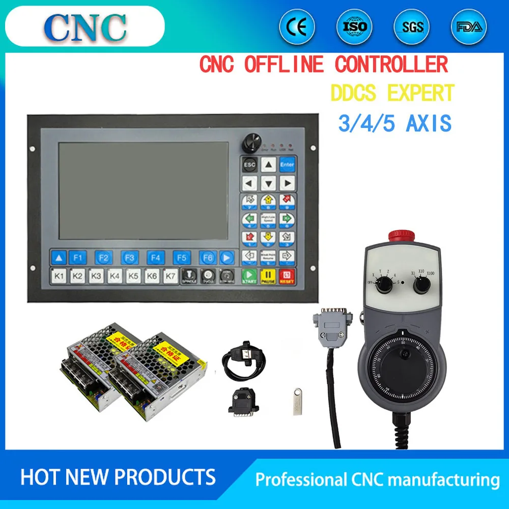 Ddcsexpert 3/4/5 Axis Cnc Standalone Offline Controller Support Close