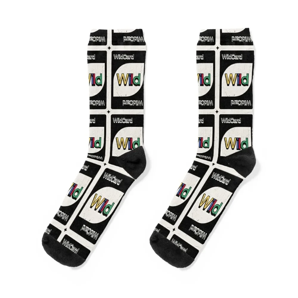 

WILCARD B!#ches! Funny Retro Wild card redesign Socks shoes summer Men Socks Luxury Brand Women's