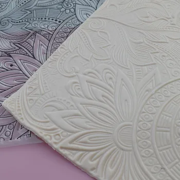 Mandala Texture Polymer Clay Stamp Sheet – DIY Earring & Jewelry Impression Tool 1