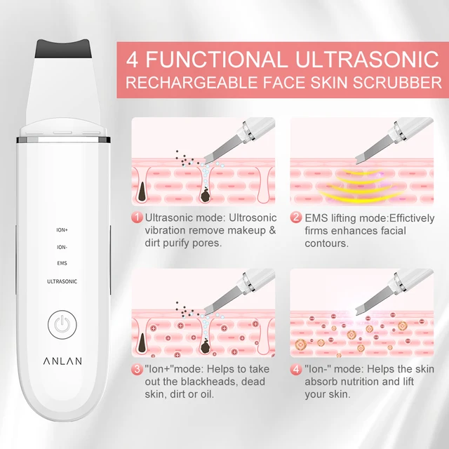 epurateur visage de peau faciale ultrasonique Profonde