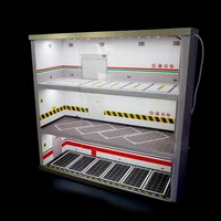 Acrylic Display Case Fit for 1:64 Mini Size Dust Proof Clear Box Cabinet 1/64 Action Figures Display Box 2