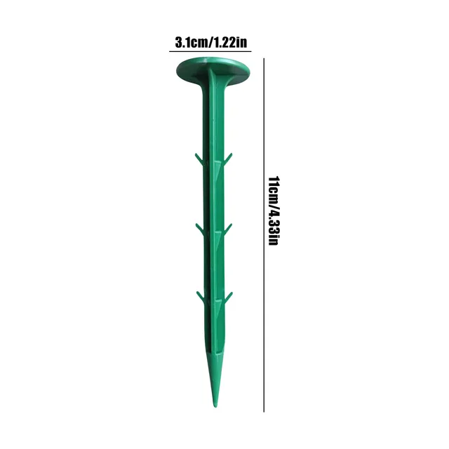 11cm Garden Landscaping Stakes Lawn Pins Pegs Garden Border Plastic Edging Anchoring Spikes For Outdoor Weed Barrier 6
