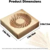 3d Wooden Flower Shape Pastry Mold Christmas Party Cake Biscuits Stamp Embossing Mould Hand Press Baking Cookie Cutter Diy Tools 6