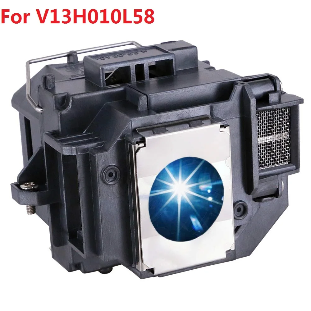 High Brightness V13H010L58 Projector Parts for ELPLP58 PowerLite-S10+ PowerLite-X9 H391A H376B H369A EX7200 EB-X10 EB-S92 projector accessory