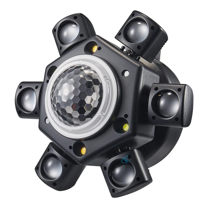 6 Arms LED Moving Head Light RGBW 4 in 1 Party Disco Ball Light Stage Effect Str