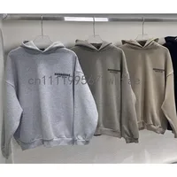 Ensemble de jogging classique pour homme, sweats à capuche oversize, design de luxe, lettres 3D en silicone sur le devant et le dos, ensemble de vêtements de couple style streetwear 2